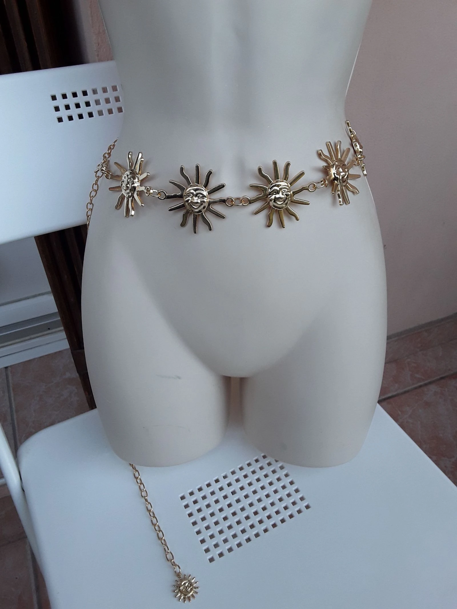Ceinture chaine corps bijoux de corps 